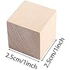 Amazon.com: ZOENHOU 200 PCS 1 Inch Wooden Blocks, Premium Natural Solid ...