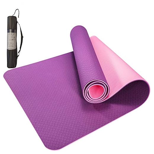 Tapete Yoga Mat TPE Ecológico 183cm x61cm x6mm Com Bolsa Yangfit