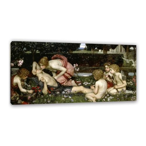 L'éveil d'Adonis peinture à l'huile d'art sur toile haut de gamme 160x80