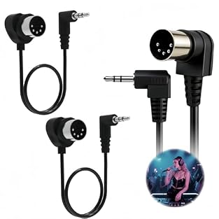 Seamless MIDI Connectivity: Experience stable and reliable signal transmission with this high-performance MIDI to 3.5mm adapter cable, designed for dependable connection between compatible MIDI devices. Ideal for studio recording, music production, r...
