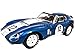 1965 Shelby Cobra Daytona Coupe #12 Blue Metallic with White Stripes 1/18 Diecast Model Car by Shelby Collectibles SC146