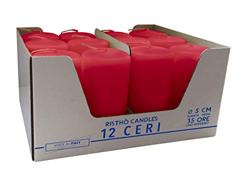 Risthò Kerzen Taglia unica rot Cover
