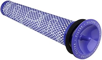 Wolfish 2 Pack Replacement Pre Filters for Dyson DC58, DC59, V6, V7, V8. Replaces Part 965661-01.