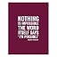 Nothing Is Impossible
