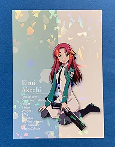 Amazon 魔法科高校の優等生 エイミィ アニメ化記念 プロフィールカード アイドル 芸能人グッズ 通販