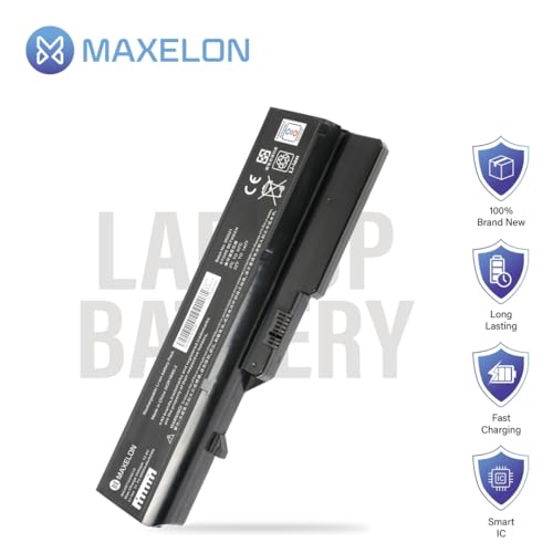Maxelon BIS Certified Rechargeable Laptop Battery for Lenovo G565 G560 G570 G575 G460 G470 6 Cell PN: L09S6Y02-(Black) - Image 4