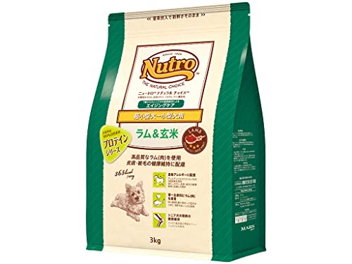 Nutro ナチュラルチョイス シニア犬用 超小型犬~小型犬用 ラム&玄米 3kg...