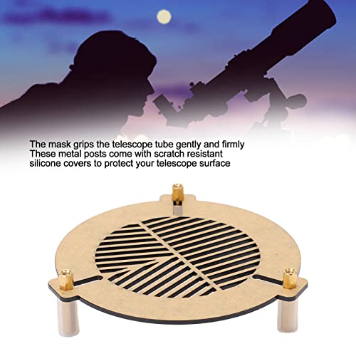 Goshyda Bahtinov Focusing Mask, Bahtinov Mask Focusing Mask Acrylic Telescope Focusing Mask Support 60 to 90mm Objective Lens - Image 2