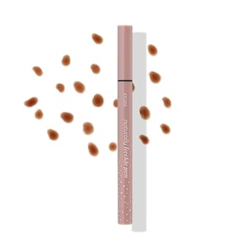 ETUDE Naturally Freckle Pen light brown, Natural Looking Faux Freckles, Waterproof, Easy Control Sponge Tip, Multi use for Brow Hair Strokes and Lip Liner 0.5g