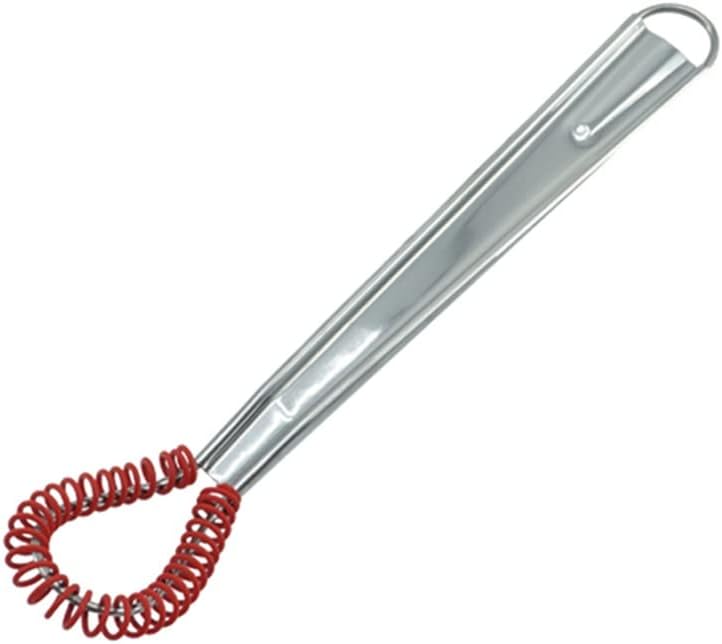 Stainless Steel Whisk Spring Hand Mixer Spoon Kitchen Eggs Sauces Honey Cream Mixing Gadgets Cooking Tools(white-Fruit peach5)