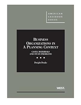 Hardcover Bus Org in a Planning Context, Cases, Materials and Study Problems (American Casebook Series) Book