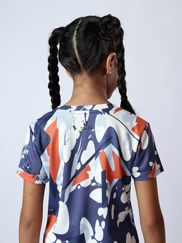 Image of Girl's Active Sports Wear Solid Short Sleeve Running Workout Tshirts Athletic Tops Lightweight Quick Dry Training Yoga Round Neck Tshirt (4 to 14 YRS)