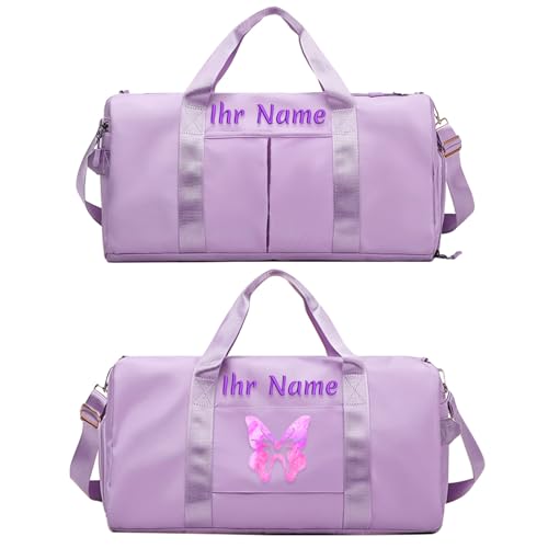 Borsa sportiva ricamata personalizzata, borsa da palestra personalizzata con borsa per l'idratazione...