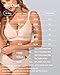 COOL CUTE Jelly Bras for Women No Underwire Sexy V-Neck Mesh Comfy Wireless Bralettes Seamless Everyday Tshirt Bra Beige