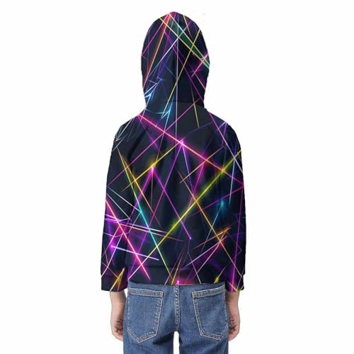 Sweat à capuche laser léger résolvant le manque de style des ados - 6