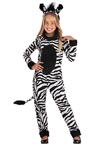 Zebra Girl's Costume Small