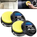 Leader Cleaning and Care Cream New Upgrade Leather Care Cleaning Paste, Automotive Leather Repair Kit, Automotive Interior Leather Cleaning Cream for Home Furniture, Automotive Interiors (2 PCS)