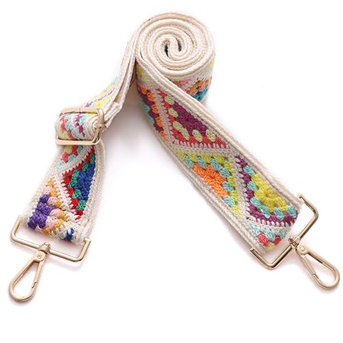 Image of S-Jacorry Purse Strap Replacement Crossbody Wide Shoulder Strap Adjustable Canvas Straps Handbag Strap Replacement Belts