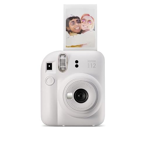 Câmera Instax Mini 12 + Filme de 10 Poses - Branco Marfim