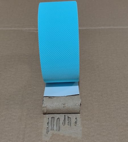 Image of Anti Slip Tape 2 Inch Wide, Waterproof Grip Adhesive Heavy Duty High Traction Friction for Indoor /Outdoor Steps (17 Ft /Light Blue).