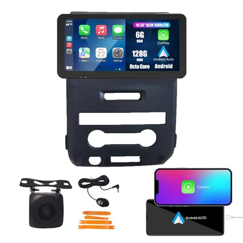 Car CarPlay Android Auto Navigation Stereo GPS Radio Camera Display 10.33