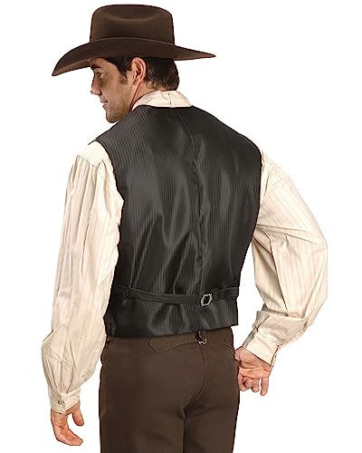 Image of Scully Black Classic Paisley Men's Vest RW093