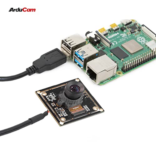 Arducam 2MP Global Shutter USB Camera, 50fps OV2311 Monochrome UVC Webcam Module with Low Distortion M12 Lens Without Microphones, Compatible with Windows, Linux, Android and Mac OS by Arducam - Image 5
