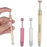3 Piercing Kugel Aufdreher, Piercing Greifer Werkzeug, 2 Größen Schmuck Greifer Werkzeug, Edelstahl Piercingzange für Kugel zum Drehen zum Wechseln von Schmuck