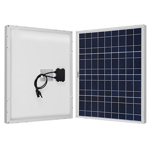 Renogy 50W 12V Polycrystalline Solar Panel High Efficiency Module PV Power for Battery Charging, Boat, 50P, Caravan, RV and any other Off Grid Applications