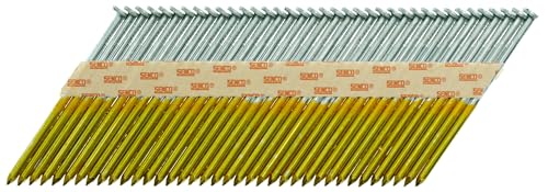 SENCO Framing Nails | 30 Degree | 3 Inch x .131 | Smooth Shank | Paper Tape Collated Nail | Hot Dipped Galvanized |1,000 ct.| K527ASBXNR by Senco - Image 3