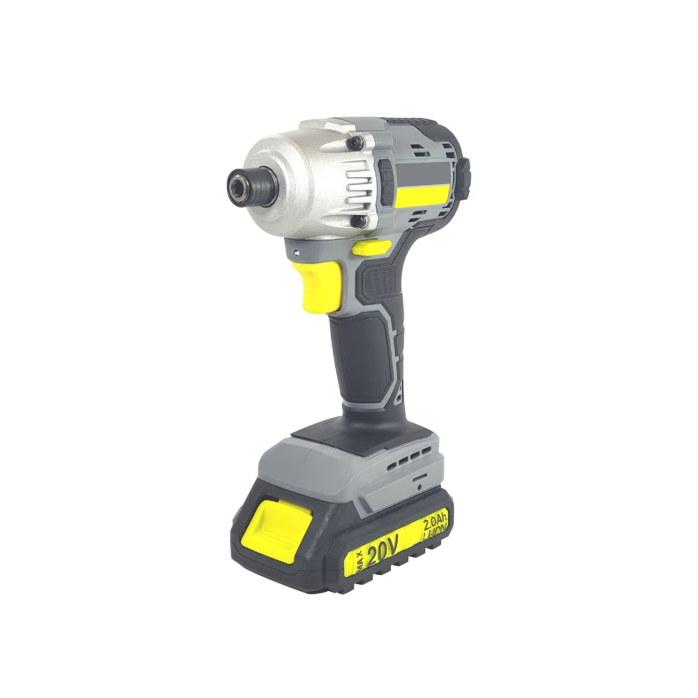 KOMBO PRO Zestaw wkrętarek udarowych BRUSHLESS 1/4" 20 V - 200 Nm, 2500 obr./min, bateria 2,0 Ah, szybka ładowarka, 4 kompasy w twardej walizce do precyzyjnych zastosowań i profesjonalnej pracy