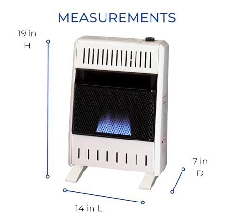 Procom ML100TBA-B Ventless Propane Gas Blue Flame Space Heater thumb #5