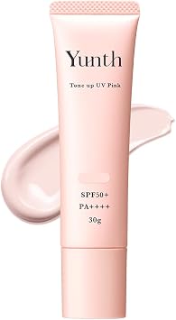 Yunth Yunth Raw VC Tone Up UV Pink, 1.06 oz 30 g, Makeup Base, Sunscreen, Gel, Tone Up, Cosmetics, Skincare, Beauty, Washes Off with Soap