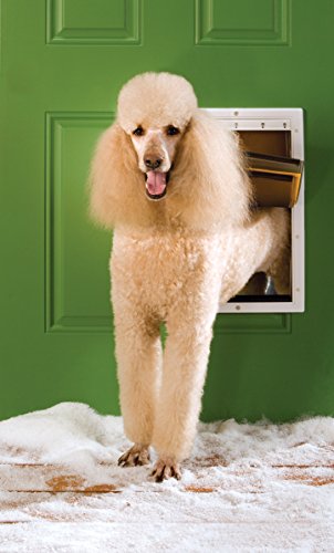 PetSafe - Porta per Animali per Climi Estremi - Tripla Aletta, Efficiente Energeticamente, Telaio Personalizzabile - Grande