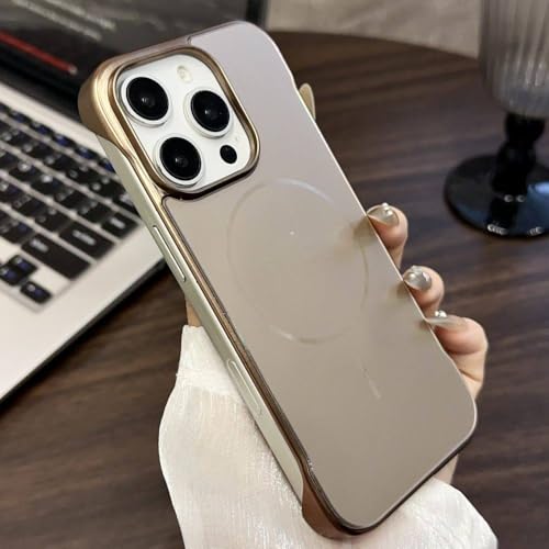 Coque magnétique iPhone 15 résistante aux chocs avec charge sans fil stable
