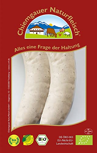 Chiemgauer Naturfleisch Bio Münchner Weißwurst (6 x 140 gr) Cover