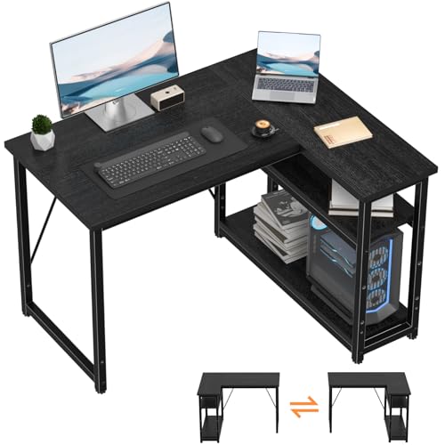 TRIUMPHKEY L-förmiger Schreibtisch 100x80 cm, Reversibler...