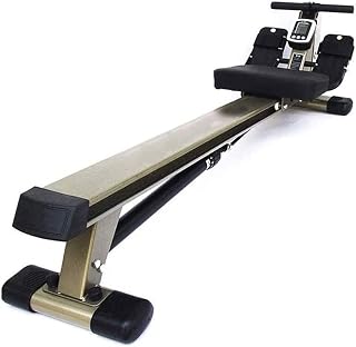SMSOM Rowing Machines for Home Use Foldable, Hydraulic Resistance Row Machine Exercise Equipment, LCD Monitor & 12 Resistance Settings