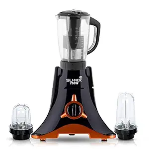 Su-mix VDBMA21 750Watts Mixer Juicer Grinder with 3 Jars (1 Juicer Jar, 1 Large Bullet and 1 Small Bullet) - Black