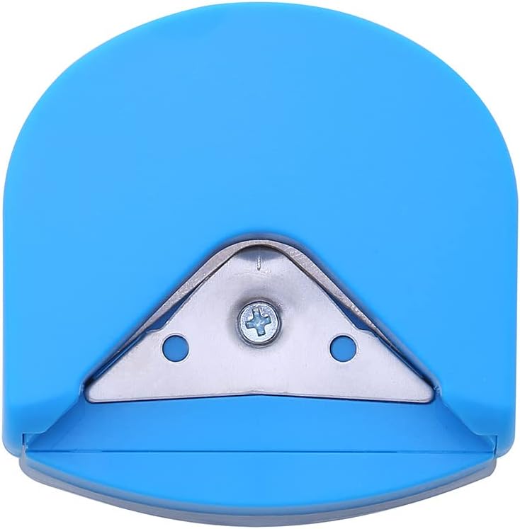 Corner Rounder Punch, 4mm Corner Cutter Tool, Blue Mini Portable Corner Rounder Punch Round Corner Trimmer Cutter 4mm for Card Photo Card Making DIY Projects Postcard Laminate Scrapbook Supplies