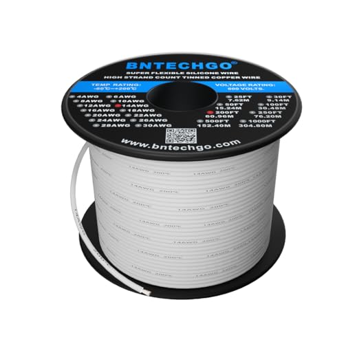 Fil de silicone 14 AWG très efficace à 400 brins de cuivre étamé