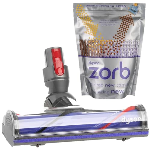 Image of Masterpart Vacuum Floor Brush Tool With Carpet Powder Rug Cleaner Set To Fit Dyson V7, SV11 Vacuum Cleaners 968266-04, 903914-09