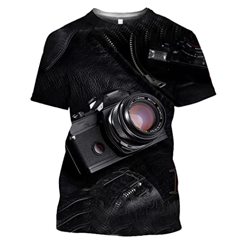 T-shirt pour homme et femme décontracté impression 3D punk L