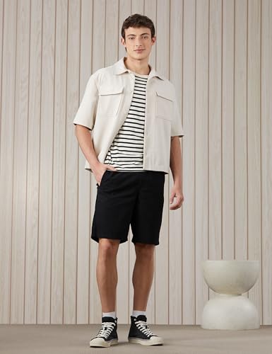 Image of Amazon Brand - Symbol Men's Elasticated Relaxed FIT Twill Shorts