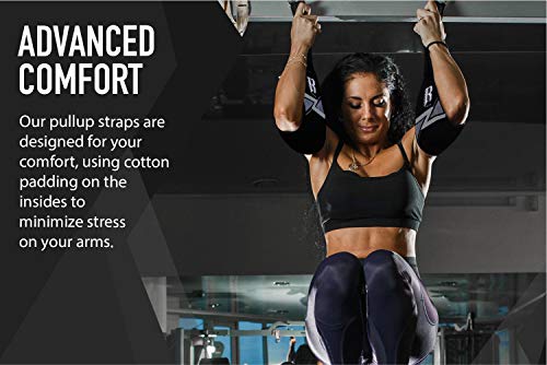 RIMSports Ab Straps for Pull Up Bar, Ab Sling Strap for Hanging, Ab Straps Hanging Abdominal Workout, Knee Up Ab Straps - Pull Up Straps & Ab Hanging Straps - Ab Straps for Pullup Bar for Men & Women
