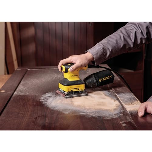 Stanley Lixadeira Orbital Elétrica para Acabamentos, Modelo SS24, 110V