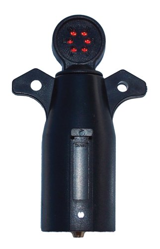 IPA Tools Innovative Products of America #7893 7-Way Flat Pin Tractor Trailer Circuit Tester, Black