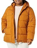 Amazon Essentials Women's Plus Size Heavy-Weight Full-Zip Hooded Puffer Coat, Tan, 4X