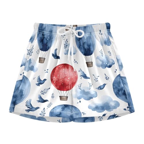 Toddler Boys Swimwear Swim Trunks with Compression Liner 4T Hot Air Balloon Blue