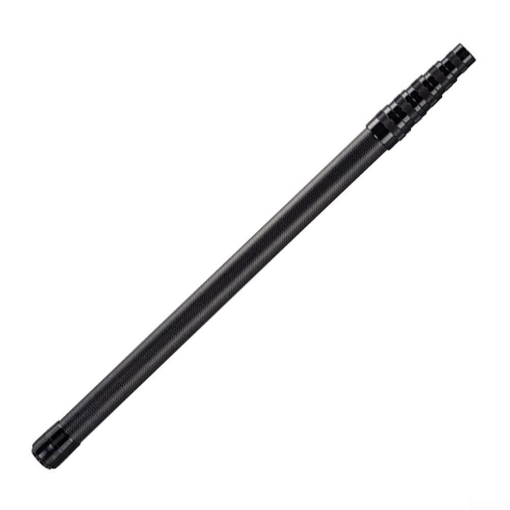 Asta per guadino in carbonio Asta telescopica Dinamica Leggera Stabile Uso flessibile Maniglia per rete da pesca alla carpa Accessori per la pesca (2,1 m)